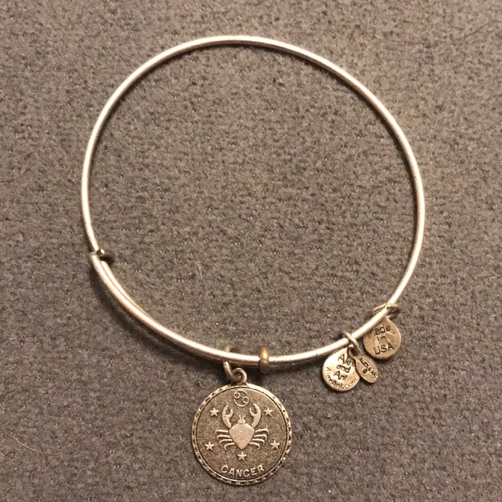 Women’s Alex and Ani Cancer charm bracelet